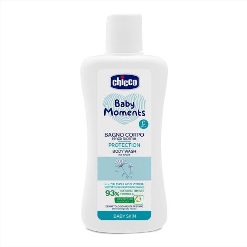 CHICCO Baby Moments Protection 93 % természetes sampon 200 ml