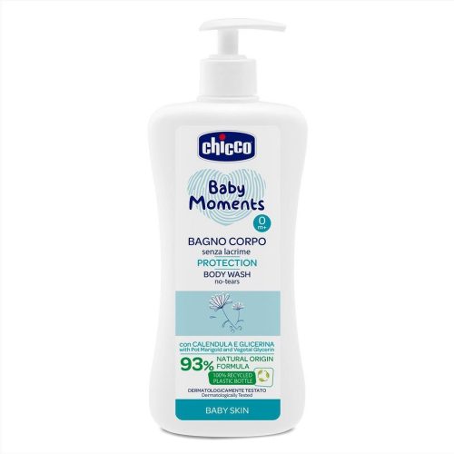 CHICCO Baby Moments Protection 93 % természetes sampon 500 ml