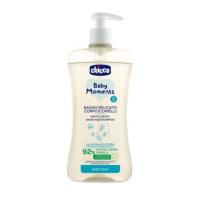   CHICCO Baby Moments 92 %-ban természetes összetevőkből álló sampon 500 ml