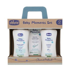 CHICCO Ajándék kozmetikai szett Baby Moments 0m+
