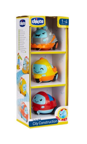 CHICCO Mini Cars City Construction 3db, 12m+