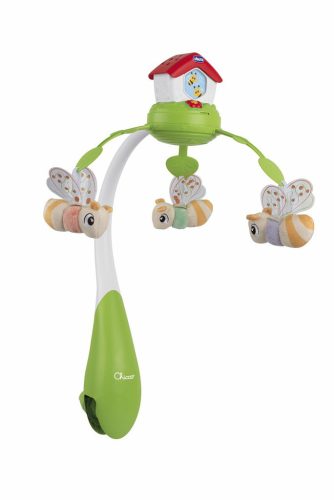 CHICCO Körhinta a kiságy fölött méhkaptár kivetítővel