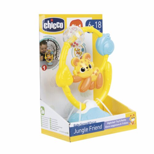 CHICCO Étkezőszék játék 2in1 Dzsungel barát 6m+