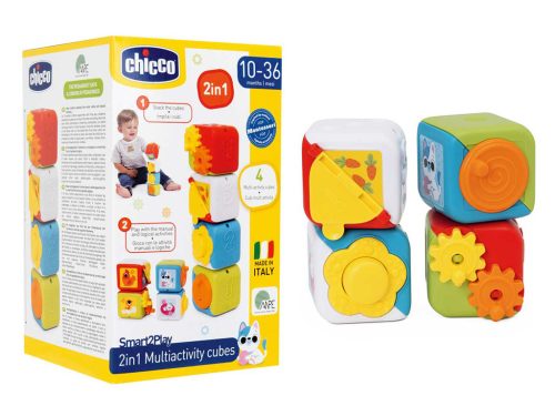 CHICCO Tevékenység és hangkocka 2in1 10m+