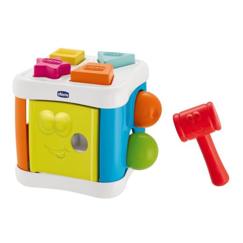 CHICCO Sort&Beat 2in1 játékkocka, 6m+