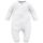 PINOKIO Overal cipzárral, láb nélkül Lovely Day uni fehér pamut méret 68