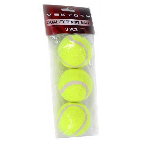 Teniszlabda játék 6 cm 3 db