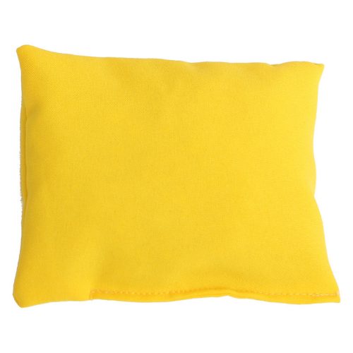 Babzsák sárga téglalap 13x11 cm