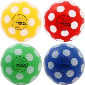 Játéklabda, 15 cm, pöttyös Aktivsport