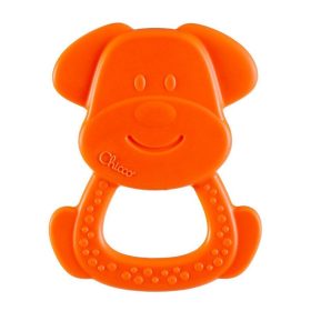 CHICCO Cooling Teether Eco+ Charlie Dog narancssárga 3m+