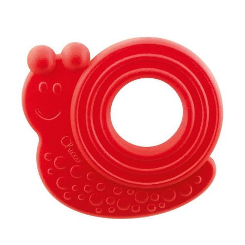 CHICCO Eco+ Teether Molly a csiga piros 3m+