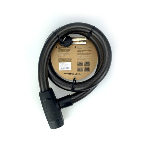 Kerékpárzár sodort Velotech 2,5x100 cm