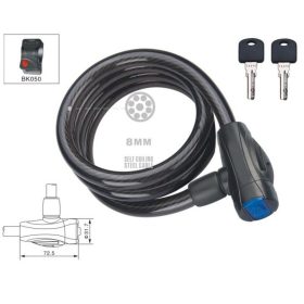 Kerékpárzár Velotech 0,8x100 cm szürke