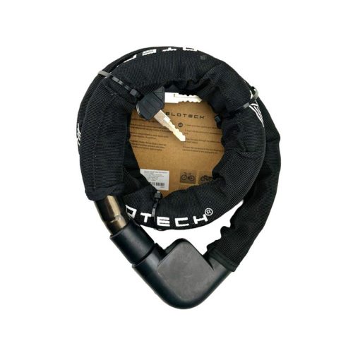 Kerékpárzár görgős Velotech 2,2x150 cm