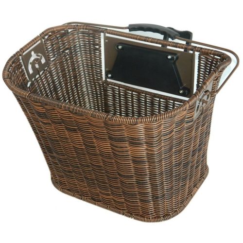 Kosár első rattan barna