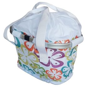 Kosár első szövet virágos