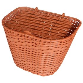 Kosár első műanyag barna