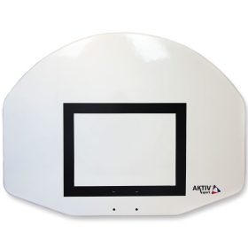   Kosárpalánk Aktivsport 120x90 cm üvegszálas ívelt streetball