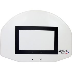   Kosárpalánk Aktivsport 91x67 cm üvegszálas ívelt streetball