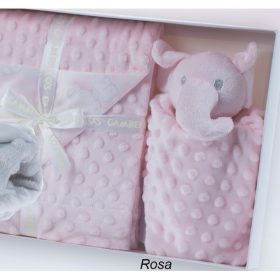   Gamberritos takaró - wellsoft 80x110cm - szundikendõvel rózsaszín 10763