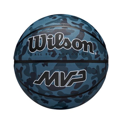 Kosárlabda Wilson MVP Camo gumi 7-es méret kék