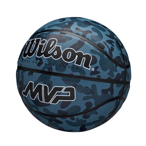 Kosárlabda Wilson MVP Camo gumi 5-ös méret kék