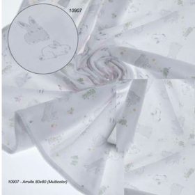 Gamberritos takaró pamut nyuszis 80x80cm 10907