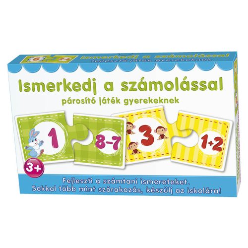 Párosító játék Ismerkedj a számolással
