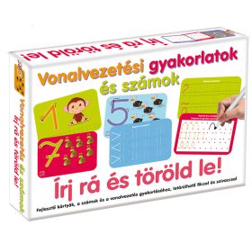   Írj rá és töröld le Vonalvezetési gyakorlatok és számok