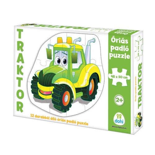 Óriás padló puzzle traktor