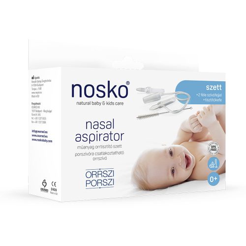 Nosko Orrszi Porszi orrszívó mûanyag szett 2 féle szívófejjel