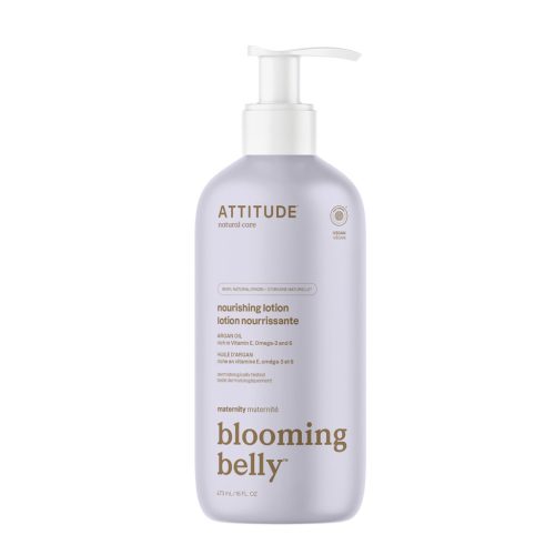 ATTITUDE Természetes tápláló testápoló Blooming Belly nem csak kismamáknak argánnal 473 ml