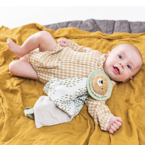 Taf Toys szundikendõ cumitartó pánttal Harry, az oroszlán 12975