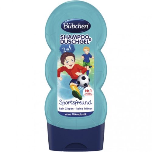 Bübchen 230 ml sampon és fürdető sport