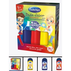 Bübchen 3*50 ml színes habfürdő 