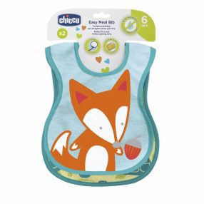 CHICCO vízálló pamut melltartó - zöld 2db, 6m+