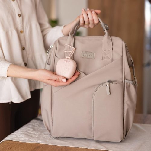 BabyOno szilikon cumitartó doboz 2cuminak rózsaszín 1656/02