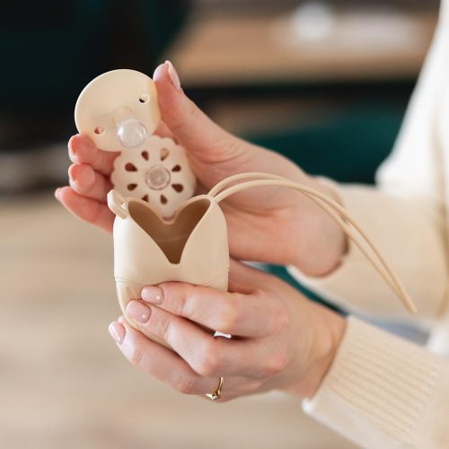 BabyOno szilikon cumitartó doboz 2cuminak bézs 1656/03