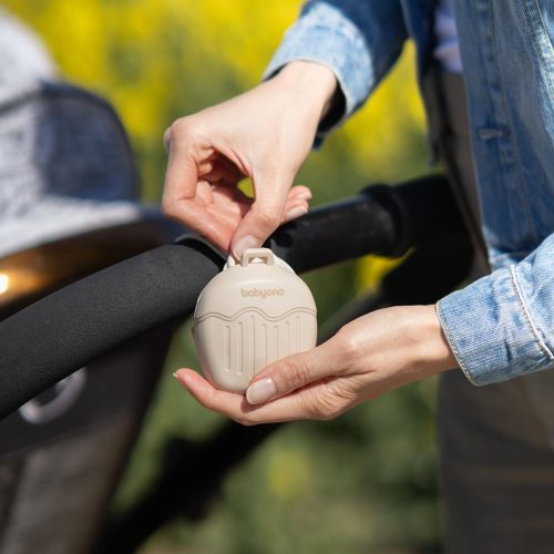 BabyOno szilikon cumitartó doboz 2cuminak bézs 1656/03