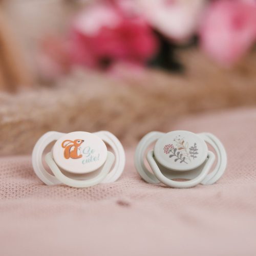 BabyOno játszócumi szimmetrikus szilikon dupla  So Cute 6-18 hó 1669/02