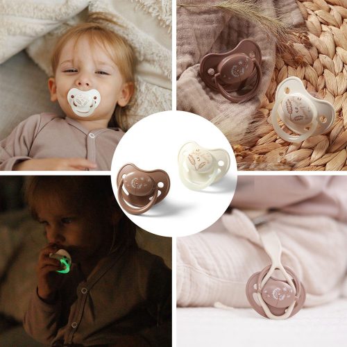 BabyOno játszócumi anatómiai szilikon dupla Sweet Dreams 18 hó felett 1670/03