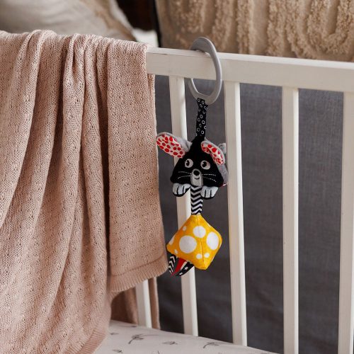 BabyOno függõ csörgõ kontrasztos színekkel MOUSE 1676