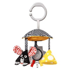 BABYONO Hračka závesná kontrastný kolotoč Mouse 0 m+