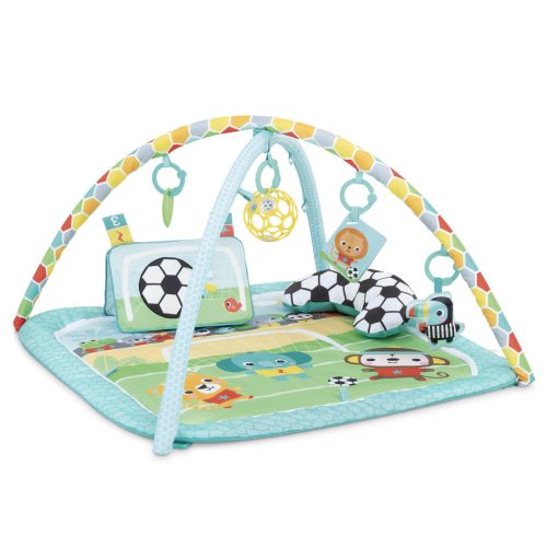 BRIGHT STARTS Játszómatrac játék bridzsszel és aktivitással Oball Gyp & Kick™ 0+ hónap
