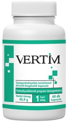 Vertim GyóGynövénytartalmú Ék Kapsz 60x