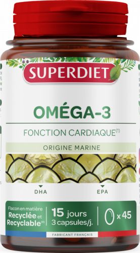 Superdiet Omega 3 DHA EPA gélkapszula 45x