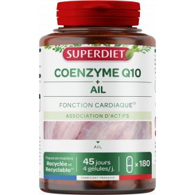 Superdiet Koenzim Q10 Fokhagyma Kapszula 180x