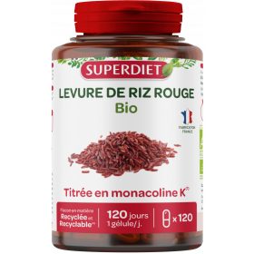 Superdiet Bio Vörös élesztő rizs Kapszula 120x