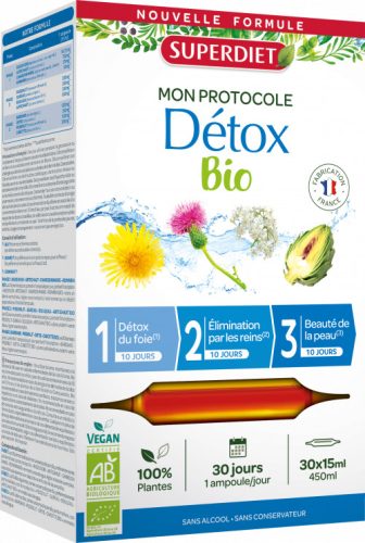 Superdiet Bio Detox Ivóampulla 30x 15ml