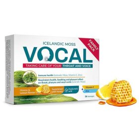 Vocal Méz és citrom ízű szopogató tabletta 36x